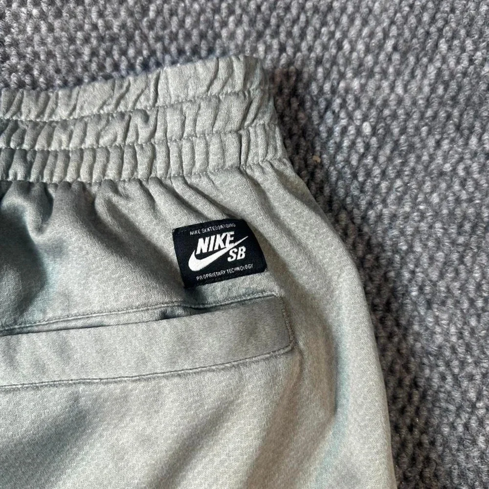 Nike SB Dri-FIT Skateboarding Shorts Gray Big Logo